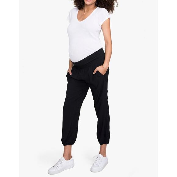HATCH Collection Maternity Weekend Smocked Pants - Picture 1 of 6